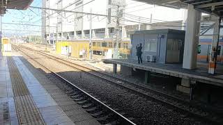 【この貨物初めて見た。】中央線 貨物列車 立川駅通過