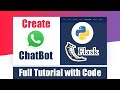 WhatsApp Business API Chatbot using Python Flask | Twilio | AWS Lambda | Dialogflow