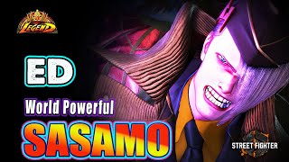 SF6 🔥Sasamo (ED) Aggressive \u0026 Brilliant Gameplay !🔥Best Ranked Match🔥SF6 DLC Replays🔥