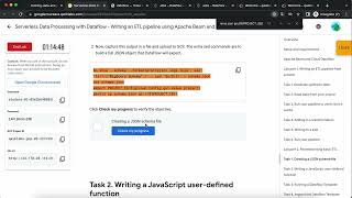 Data Processing with Dataflow - Writing an ETL pipeline using Apache Beam and Cloud Dataflow (Java)