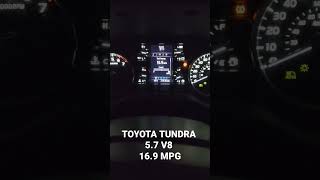 Tundra 5.7 V8 MPG