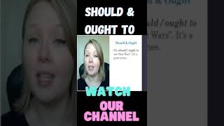 Learn English about Should and Ought to #shorts