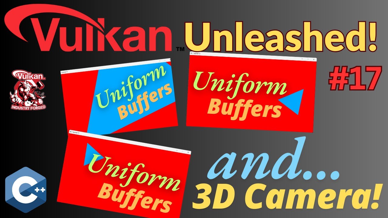 Uniform Buffers Vulkan For Beginners 17 Youtube