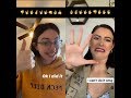 Dani Calleiro (Cimorelli) and Lisa Cimorelli Doing The Lalala By Y2K & Bbno$ Hand Emoji Challenge