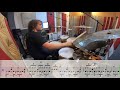 Horacio París - Wings of Destiny - ''City on Fire'' Drum Recording Session With Transcription