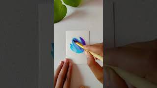 Watercolor painting 🖌️🎨 #painting #art #diy#cute#drawing#foryou#artist#viralvideo#satisfying#shorts