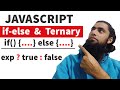 #10 🔥JavaScript Conditional Statements | if-else, if-else-if & 👉Ternary Operators
