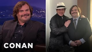 Jack Black & Jackie Chan Finally Met After 10 Years Of Working Together | CONAN on TBS