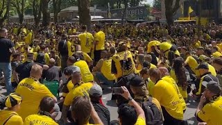 Die Reaktion der Borussia-Fans auf Musialas Tor