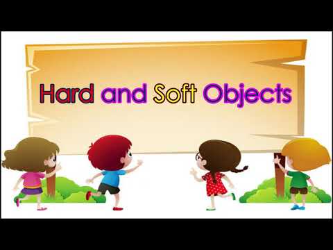 What are soft and hard materials give example?