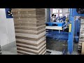 Flip flop stacker with flute laminating machine