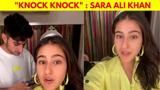 Sara Ali Khan's Knock Knock Game