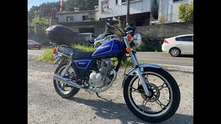 SUZUKI GN125 Blue #suzuki #japan #rider #bike #gn125 #gn125h #shorts #bikelover #mexico #modified