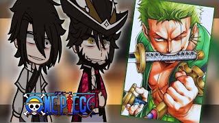 React To Zoro ( 1/2 ) || One piece || Gacha Club - Tiktok