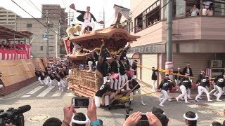 2018年9月2日 岸和田市 岸和田地区 試験曳き by ダンジリJAPAN