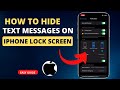 How to Hide Text Messages on iPhone Lock Screen