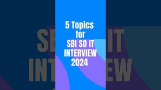 SBI SO RESULT | SBI so interview topics 2024