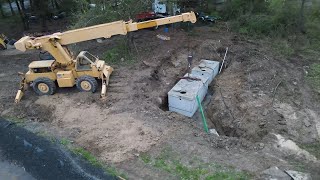 Installing a septic system for my ICF house part 1 : Tanks