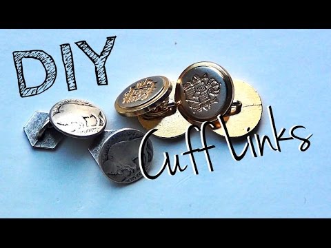 How To Make Cuff Links 笙 Diy Gifts Youtube