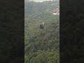 Cable car ropes moving up and down at sky Bridge langkawi