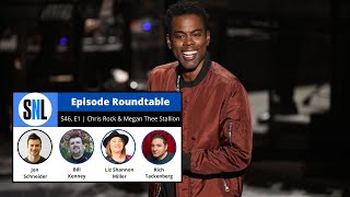 S46, E1 - Chris Rock / Megan Thee Stallion | Saturday Night Live (SNL) Stats Roundtable