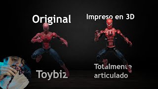 ¿Cometes estos errores al hacer el Spiderman super posable impreso en 3D? Esta vez lo logre!!