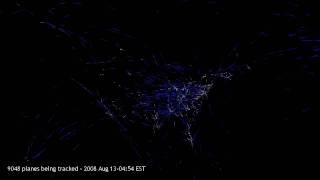 Flight Patterns Across the United States