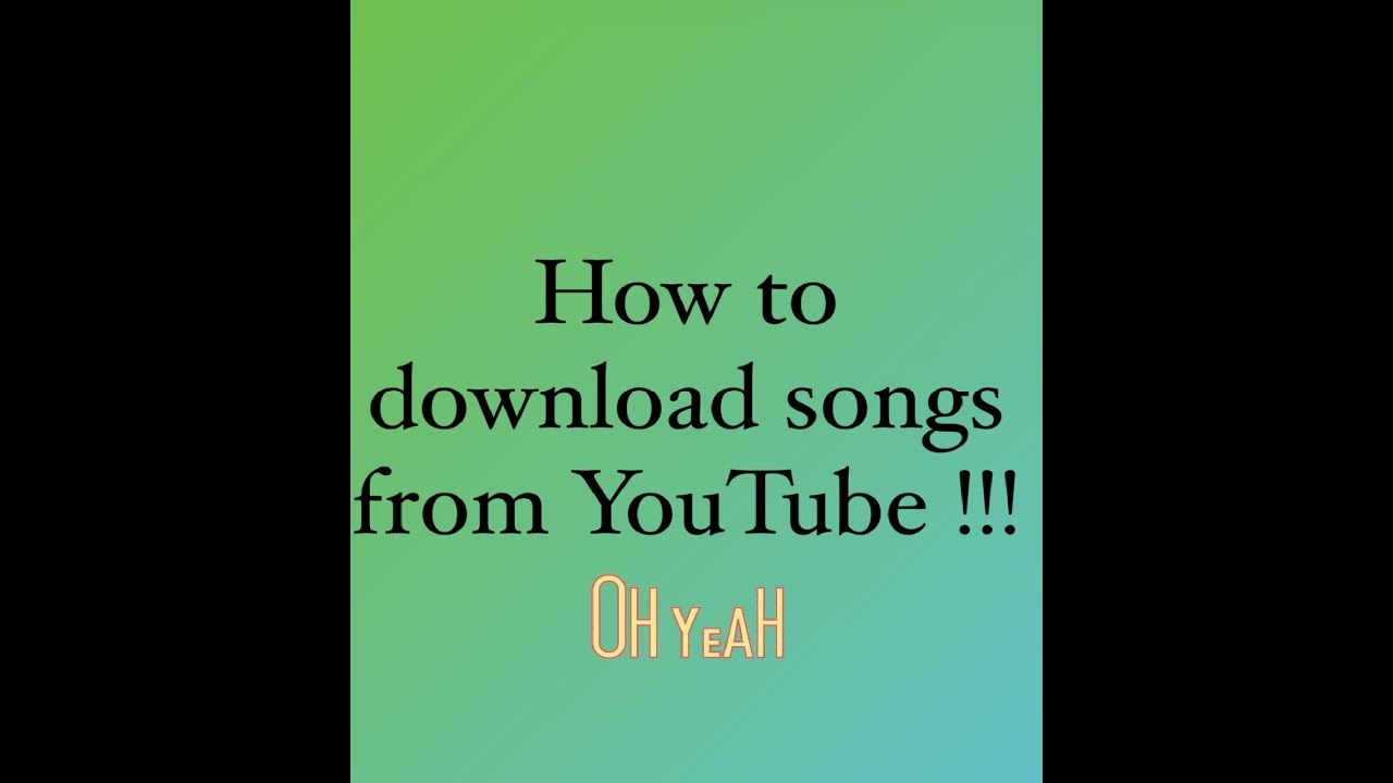 How To Download Song From Youtube On Ios Android Devices Youtube How To Download Song From Youtube On Ios Android Devices Youtube