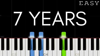 Lukas Graham - 7 Years | EASY Piano Tutorial