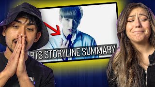 BTS STORYLINE SUMMARY + EXPLANATION - SHOCKED COUPLES REACTION! (we finally understand!!)