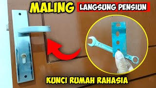 PERTAMA DIDUNIA !! Kunci pintu rahasia dari besi bekas