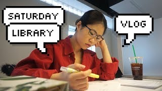 캐나다 유학생의 도서관에 쳐박힌 토요일 브이로그 SATURDAY LIBRARY VLOG OF A KOREAN COLLEGE STUDENT IN CANADA