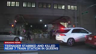 Teen girl dies after being stabbed near Queens subway station; sources