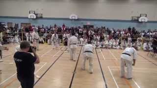 大石代悟最高師範 演武 試し割り~約束組手 Gaiant challenge 2014 カナダ Ohishi Saiko-Shihan tameshiwari~yakusokukumite