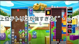 ぷよぷよテトリスS　上位テトリスに勝てない（　＾ω＾）・・・puyopuyo8