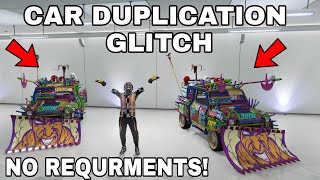 SOLO NO REQUIREMENTS  CAR DUPLICATION GLITCH! CLEAN DUPE  UNLIMITED MONEY