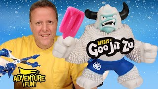 What’s Inside 17 Heroes of Goo Jit Zu Including Ultra Rare “Frostbite” Adventure #shorts