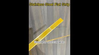 Stainless steel flat strip