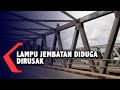 Tiga Lampu di Jembatan Landak Pontianak Diduga Dirusak