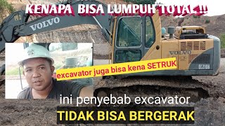 EXCAVATOR VOLVO TIDAK BISA BERGERAK KENA SETRUK CEK INI