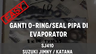 Video tutorial ganti oring atau seal di pipa AC suzuki katana