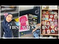 First Week of Uni Vlog | Spring 2024 ☀️