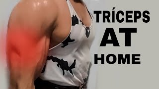 tríspes workout at home  (ejercicios para unos  trìseps más grande en tu casa)