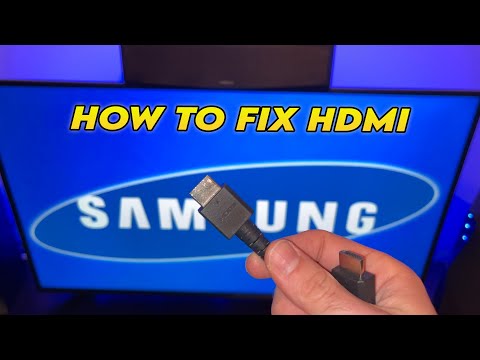 SAMSUNG TV – How to Fix HDMI No Signal Error Problem