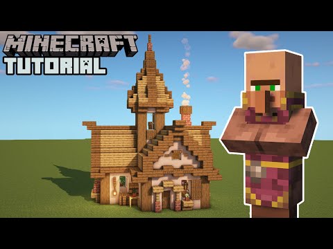 Minecraft – Cleric's House Tutorial (Villager Houses)