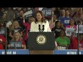 VIDEO: Kamala Harris, running mate Tim Walz speak at metro Detroit campaign event