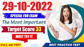 IELTS Listening Practice Test 2022 with Answers | 29.10.2022