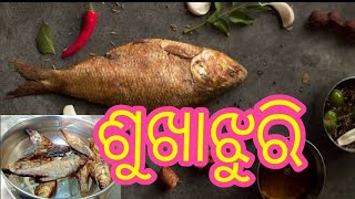 ଶୁଖାଝୁରି Basipakhal sukhajhuri chutchuta #village style cooking #sukhajhuri #dryfishrecipe #dryfish