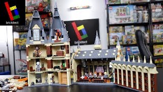 COMBINING TWO LEGO HOGWARTS GREAT HALL SETS!