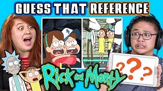 GUESS THAT RICK AND MORTY REFERENCE CHALLENGE | FBE Staff Reacts